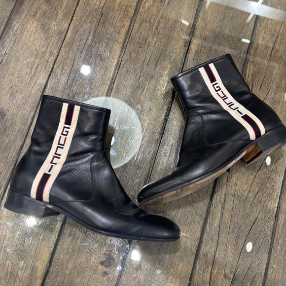 Gucci Mens Bonny Black Chelsea Boot - Picture 1 of 3